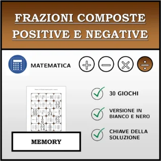 Memory: Frazioni composte positive e negative