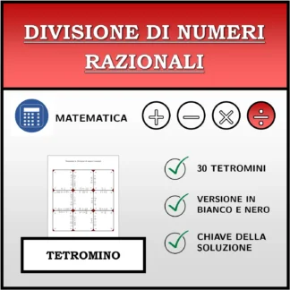 Tetramino: Divisione di numeri razionali