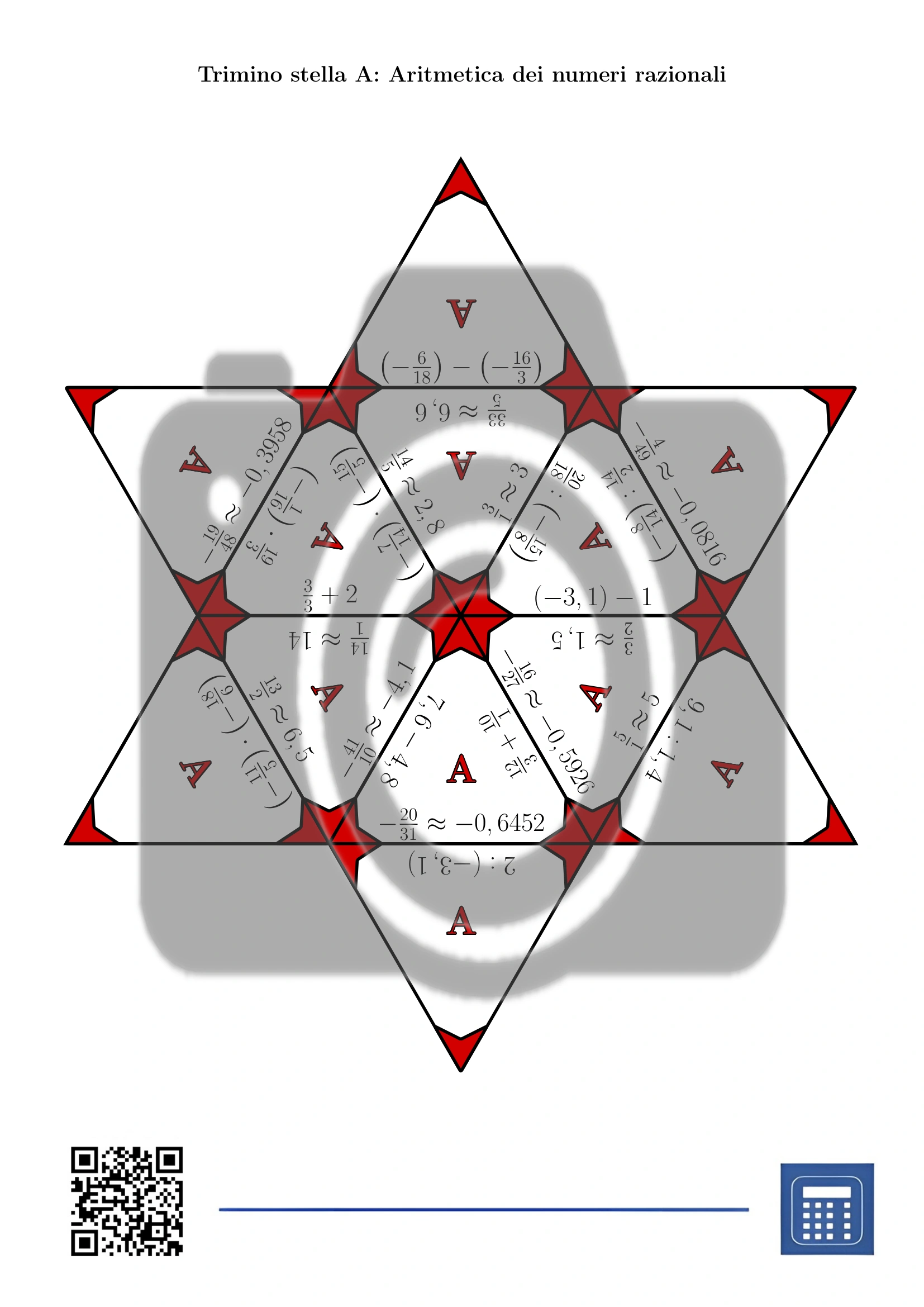 Trimino: Aritmetica dei numeri razionali - immagine 4