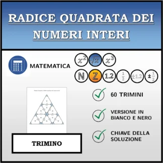 Trimino: Radice quadrata dei numeri interi