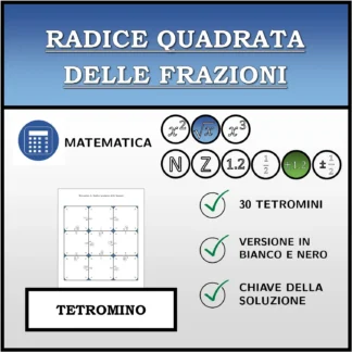 Tetramino: Radice quadrata delle frazioni